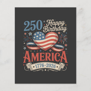 250. Geburtstag USA 250 Jahre Flyer