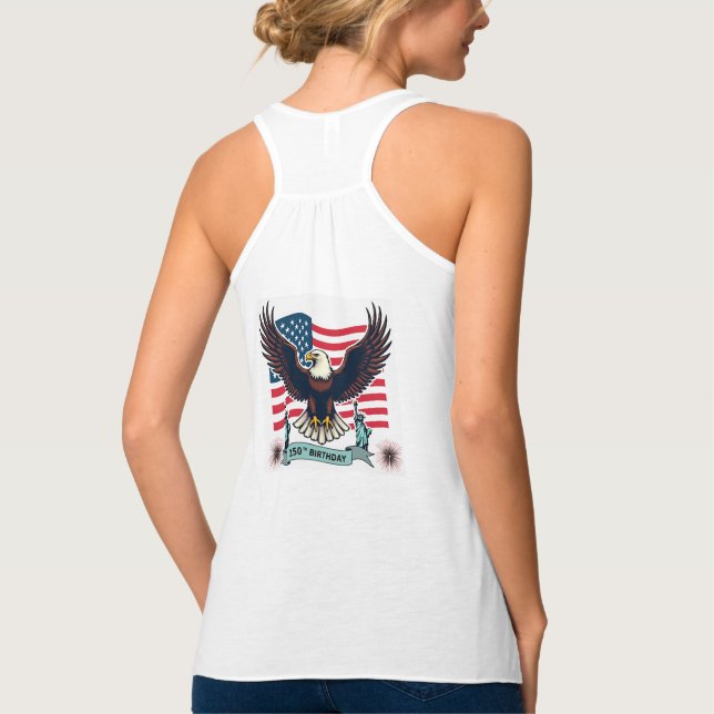 250. Geburtstags-T-Shirt  Tank Top (Rückseite)