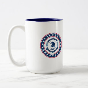 250. Gedenktasse groß Zweifarbige Tasse