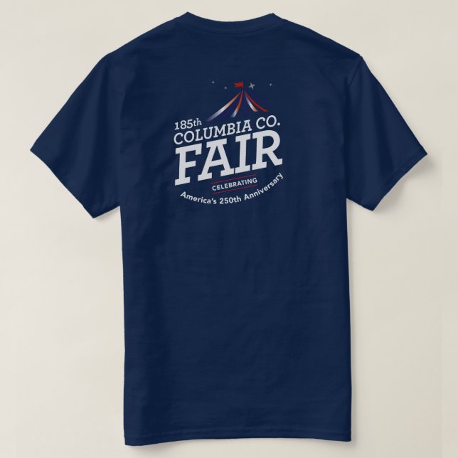 250 Herren Navy T-Shirt (Design Rückseite)
