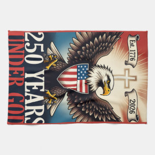 250 Independence Adler Emblem Banner Geschirrtuch