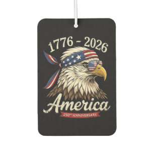 250 Jahr Amerika 1776 2026 Adler Vintage Autolufterfrischer