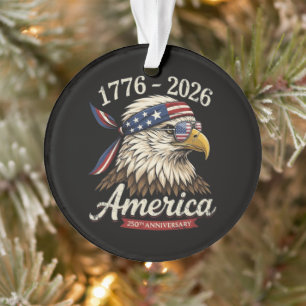 250 Jahr Amerika 1776 2026 Adler Vintage Ornament