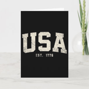 250 Jahr Amerikanisches Jubiläum USA-Flagge 1776 2 Karte
