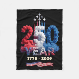 250-Jahr-Feier 1776 2026 Amerika Stolz 4. Fleecedecke