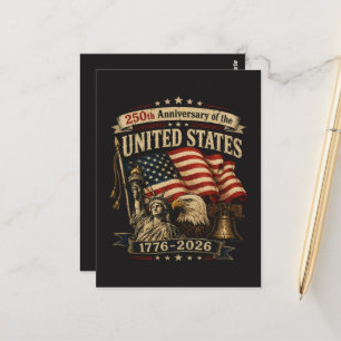 250-Jahr-Feier der USA Postkarte