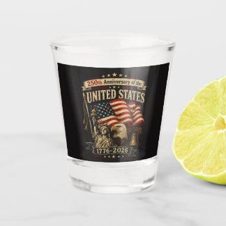 250-Jahr-Feier der USA Schnapsglas