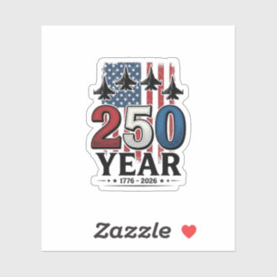 250 Jahr patriotisches Jet Vintage Gravur Shirt De Aufkleber