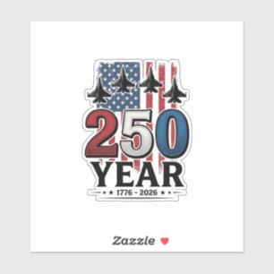 250 Jahr patriotisches Jet Vintage Gravur Shirt De Aufkleber