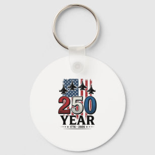 250 Jahr patriotisches Jet Vintage Gravur Shirt De Schlüsselanhänger