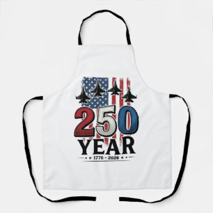 250 Jahr patriotisches Jet Vintage Gravur Shirt De Schürze