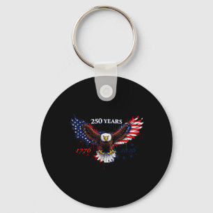 250 Jahre 17762026 Amerikanische Adler-Patriotismu Schlüsselanhänger