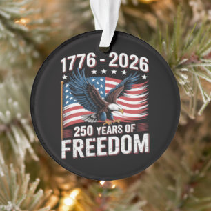 250 Jahre 1776 2026 250. 4. Juli Ornament