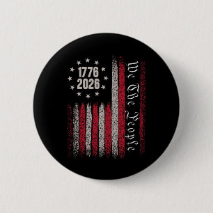 250 Jahre 1776 2026 250. Geburtstag 4. Juli Ame Button