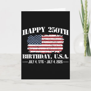 250 Jahre 1776 2026 250. Geburtstag 4. Juli Ame Karte