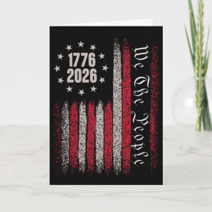250 Jahre 1776 2026 250. Geburtstag 4. Juli Ame Karte