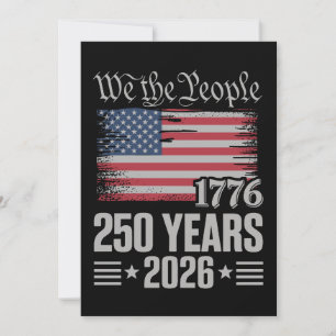 250 Jahre 1776 2026 250. Geburtstag 4. Juli Ankündigung