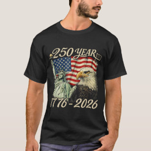 250 Jahre 1776 2026 250. Geburtstag 4. Juli T-Shirt