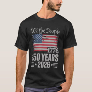 250 Jahre 1776 2026 250. Geburtstag 4. Juli T-Shirt