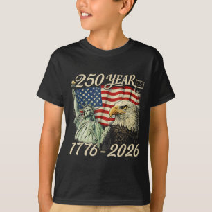 250 Jahre 1776 2026 250. Geburtstag 4. Juli T-Shirt