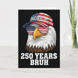 250 Jahre 1776-2026 250. Geburtstag Adler Merica  Karte