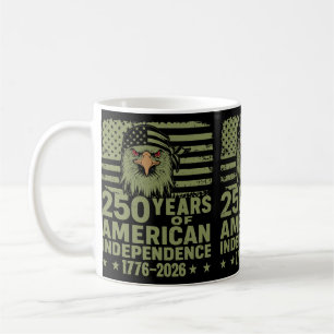 250 Jahre 1776-2026 250. Geburtstag Amerikanische Kaffeetasse