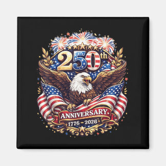 250 Jahre 1776-2026 250. Geburtstag Amerikanische  Magnet