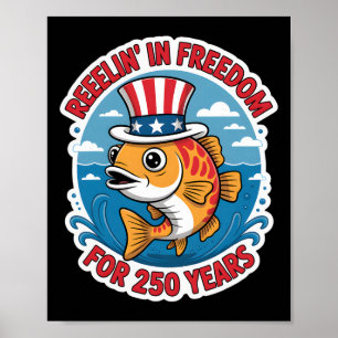 250 Jahre 1776-2026 250. Geburtstag Angeln _1 Poster