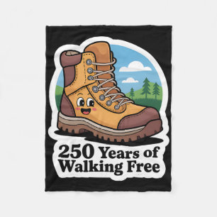 250 Jahre 1776-2026 250. Geburtstag Wandern Fleecedecke