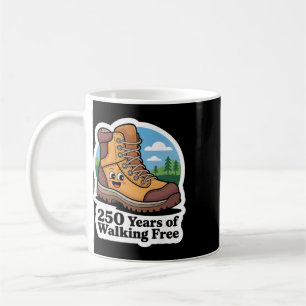250 Jahre 1776-2026 250. Geburtstag Wandern Kaffeetasse
