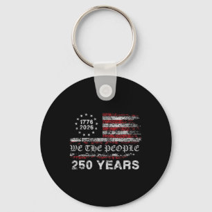 250 Jahre 1776-2026 250. Geburtstagsflagge Schlüsselanhänger