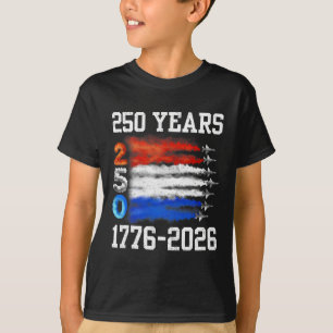 250 Jahre 1776 2026 250. Vintage 4. Juli Amerika T-Shirt