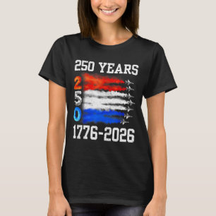 250 Jahre 1776 2026 250. Vintage 4. Juli Amerika T-Shirt