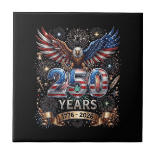 250 Jahre 1776 2026 4. Juli Adler 250. Jahrestag Fliese