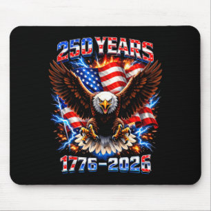 250 Jahre 1776 2026 Amerika Adler Patriotisch 4. Mousepad