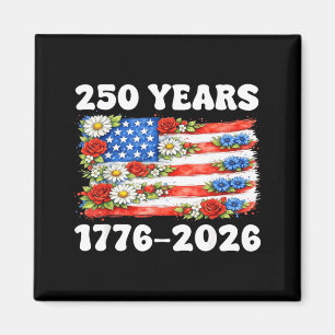 250 Jahre 1776-2026 Amerika USA-Flagge Vierte 4. d Magnet