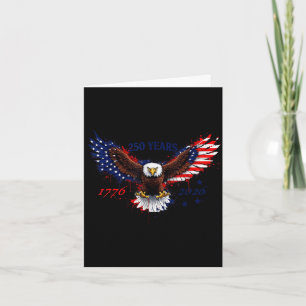 250 Jahre 1776–2026 amerikanischer Adler patriotis Karte