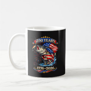 250 Jahre 1776-2026 Forellenangeln Kaffeetasse