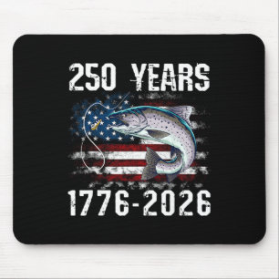 250 Jahre 1776-2026 Forellenfischen 250. Jubiläum Mousepad