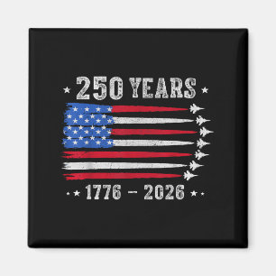 250 Jahre 1776 2026 Geburtstag USA für Männer Frau Magnet
