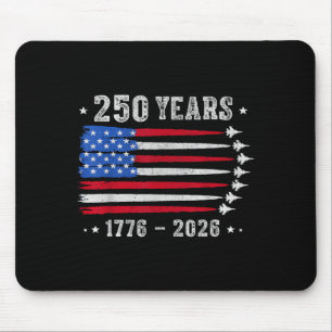 250 Jahre 1776 2026 Geburtstag USA für Männer Frau Mousepad