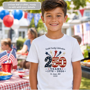 250 Jahre 1776-2026 Kinder T-Shirt Unabhängigkeits