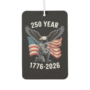 250 Jahre 250. Jubiläum USA 4. Juli Autolufterfrischer