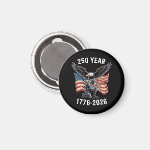 250 Jahre 250. Jubiläum USA 4. Juli  Magnet
