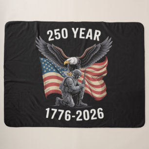 250 Jahre 250. Jubiläum USA 4. Juli Sherpadecke