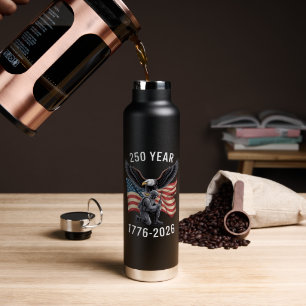 250 Jahre 250. Jubiläum USA 4. Juli Trinkflasche