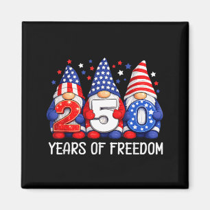 250 Jahre 250. Jubiläum USA Patriotisch 4. Juli Magnet