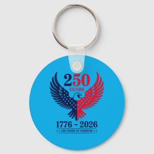 250 Jahre Adler Amerikanische Flagge 250. Jubiläum Schlüsselanhänger