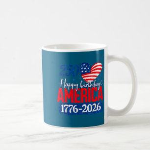 250 Jahre Alles Gute zum Geburtstag Amerika Design Kaffeetasse