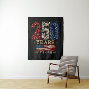 250 Jahre American Eagle Flag Patriotic Wandteppich